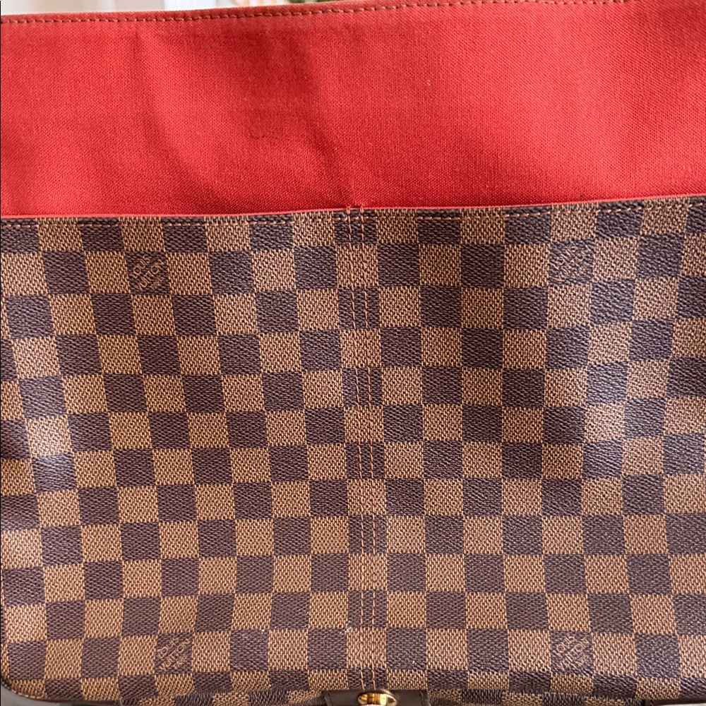 Louis Vuitton Brown Checkered Messenger Bag - Picture 6 of 6
